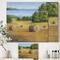 Designart - South Of France Hay Bales - Farmhouse Premium Canvas Wall Art